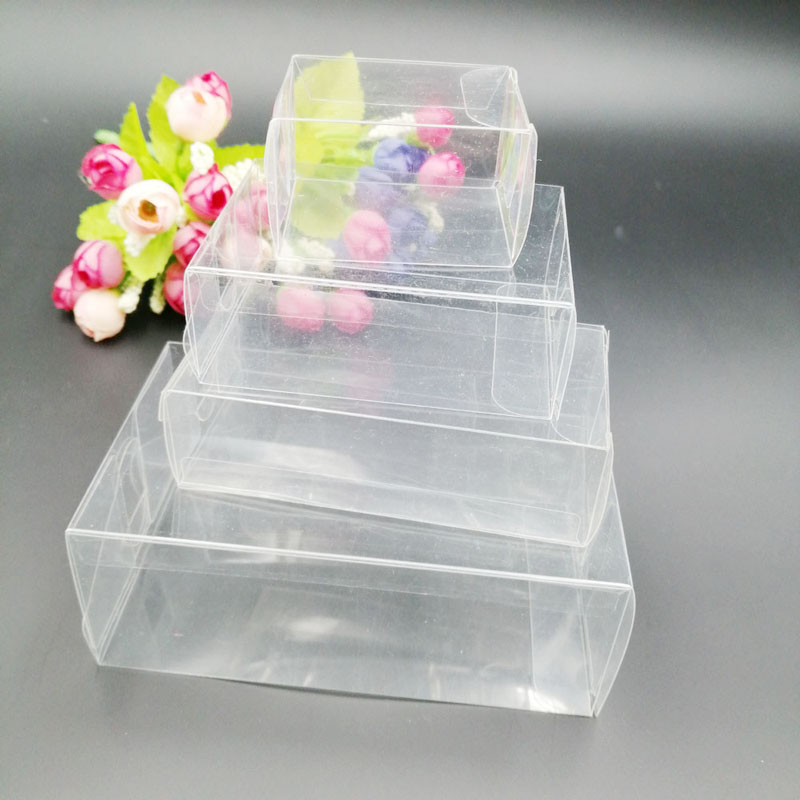Event Party Box - 50pcs ABC Rectangle Transparent Plastic Box