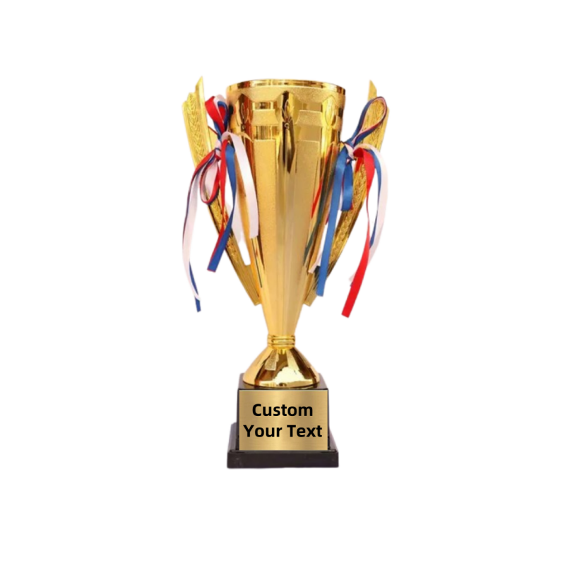 Plastic Cup 50Pcs - 11/15inch Tall Gold Cup Trophy with