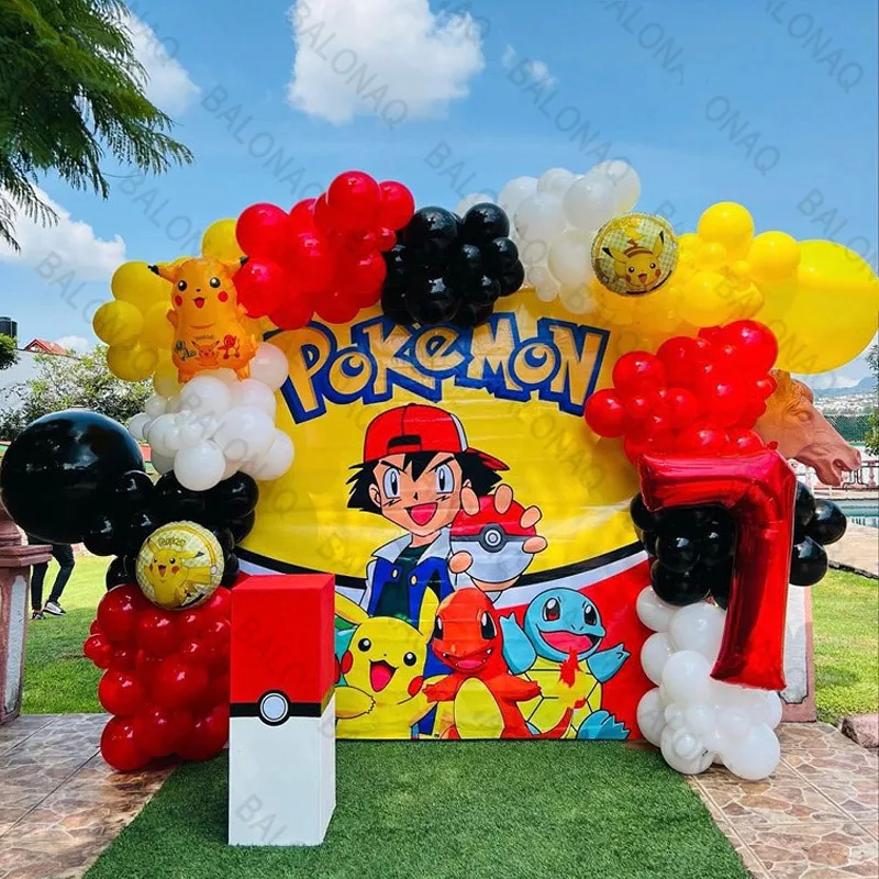 126pcs Cartoon Pikachu Theme B - Balloon Arch Kit recension och pris