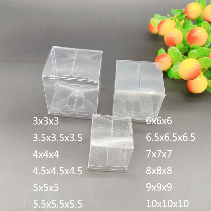 100pcs 3-10cm Square Plastic G - Event Party Box recension och pris