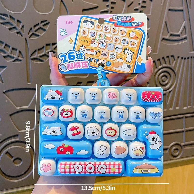 26-Grid Anti-Stress Keyboard K - Party Favor Bag recension och pris