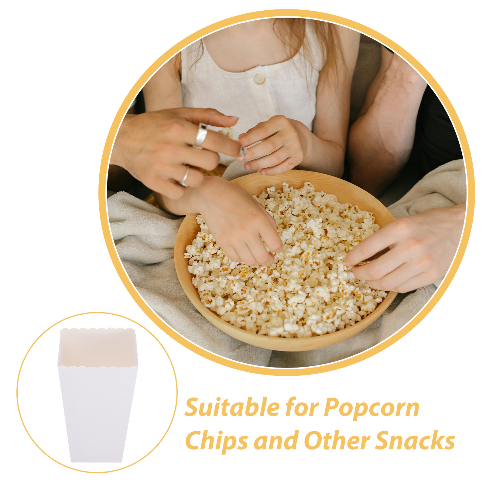 50Pcs Party Disposable Popcorn - Event Party Box recension och pris