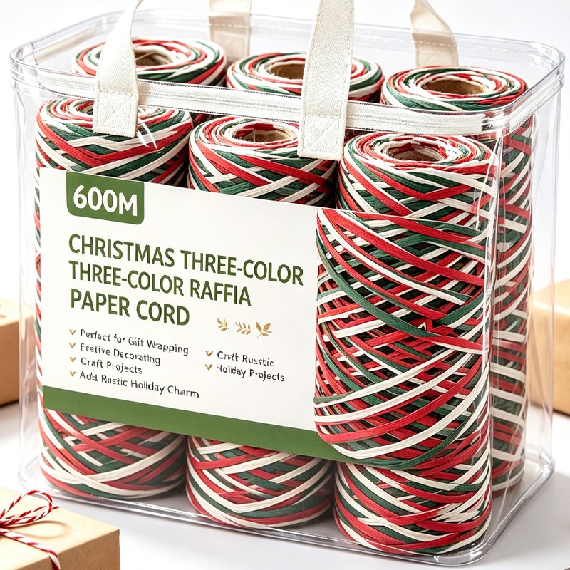 150/600M Raffia Paper Ribbon S - Papercraft Supply Ribbon recension och pris