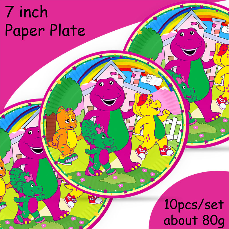 Dinosaur Barney Party Supplies - Table Cloth Disposable recension och pris