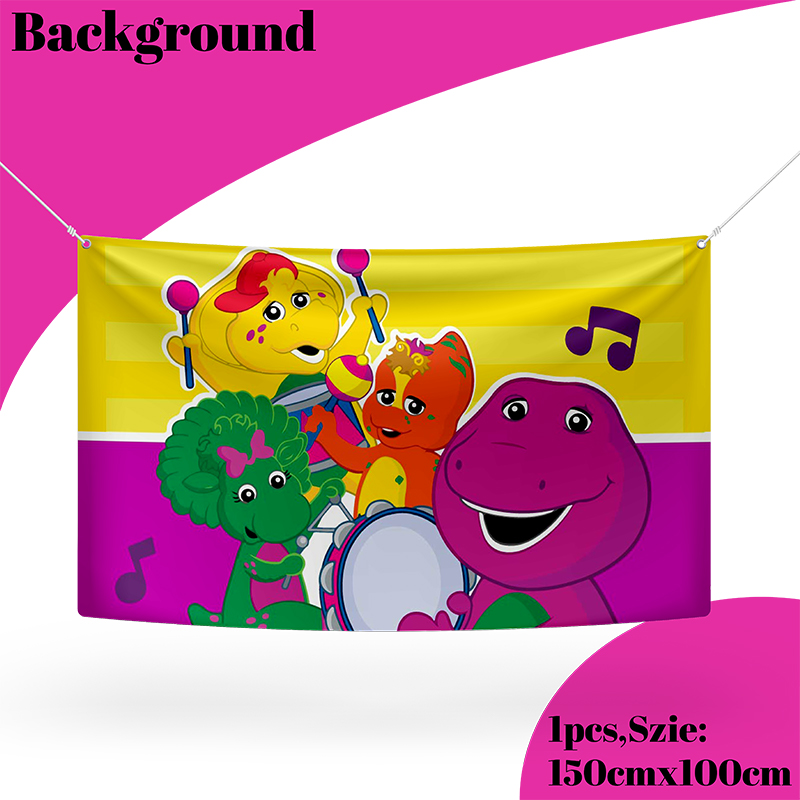 Dinosaur Barney Party Supplies - Table Cloth Disposable recension och pris