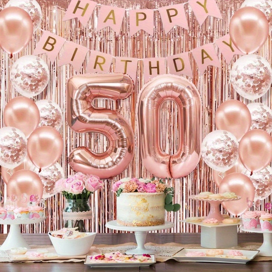 58Pc/Set 40Inch Number Foil Ba - Party Banner Gold recension och pris
