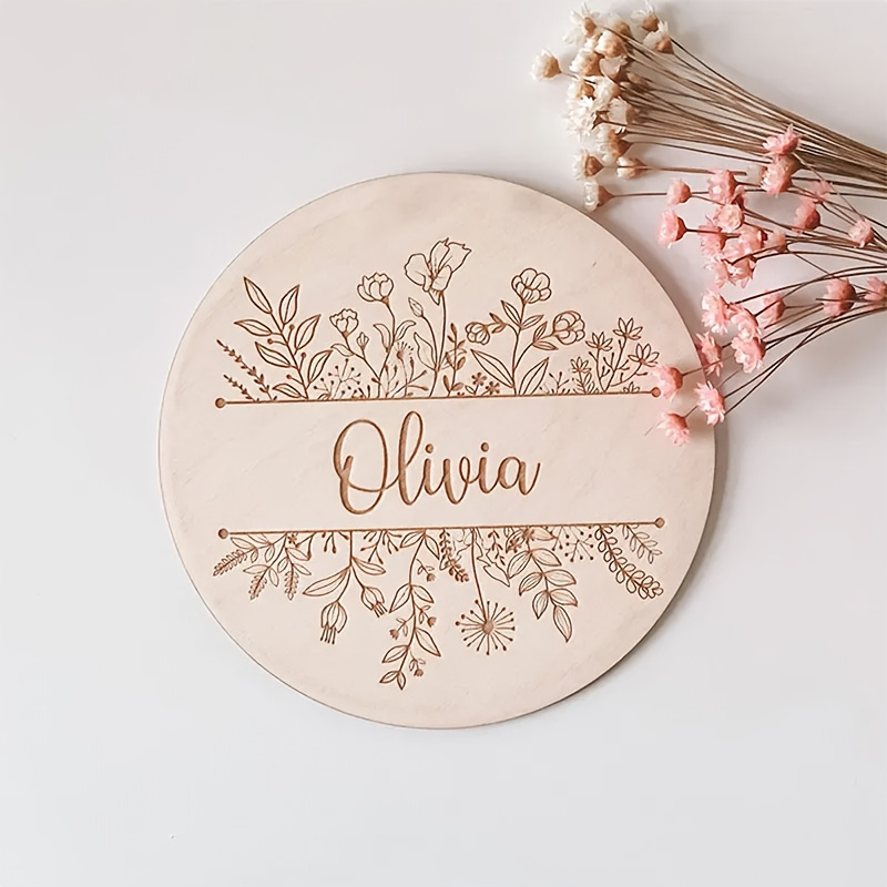 Personalized Floral Engraved N - Eve Party recension och pris