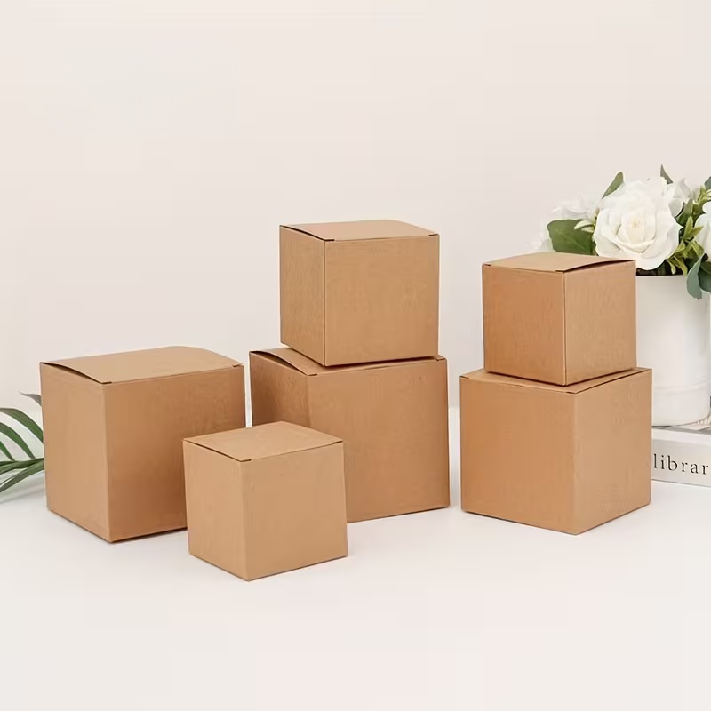 Multi Size Square Kraft Gift B - Event Party Box recension och pris