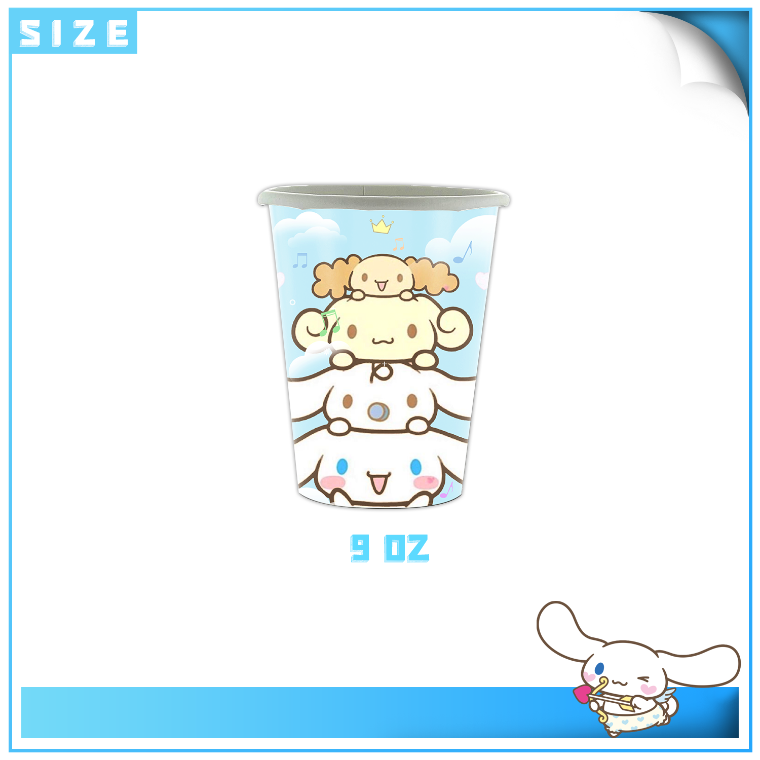 Cartoon Cinnamorolled Birthday - Table Cloth Disposable recension och pris