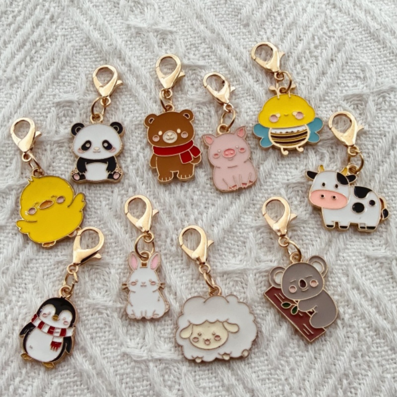 10pcs alloy drip oil cartoon a - Party Favor Bag recension och pris