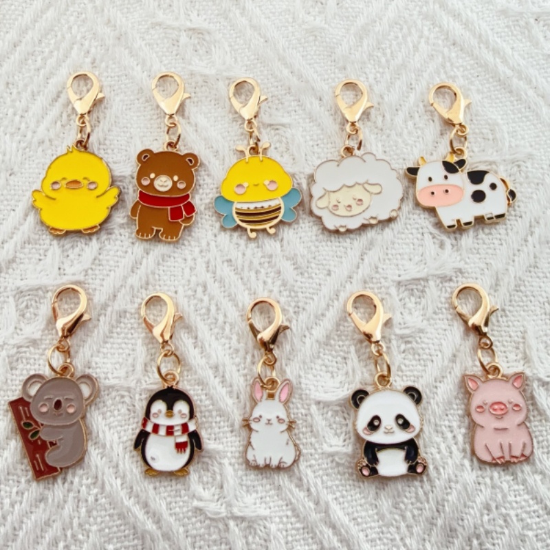 10pcs alloy drip oil cartoon a - Party Favor Bag recension och pris