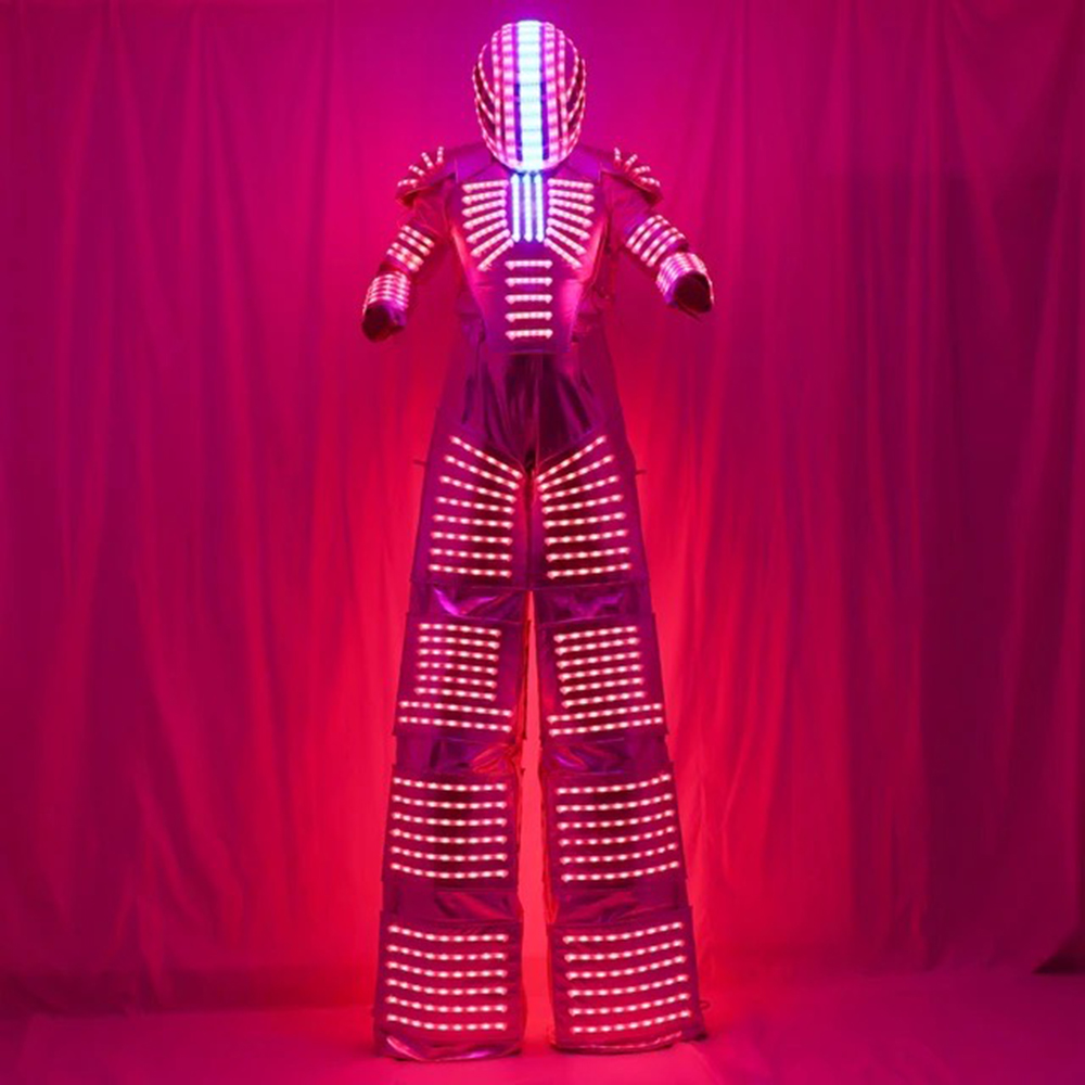Adult LED Robot Costume Lumino - Event Party Dj recension och pris