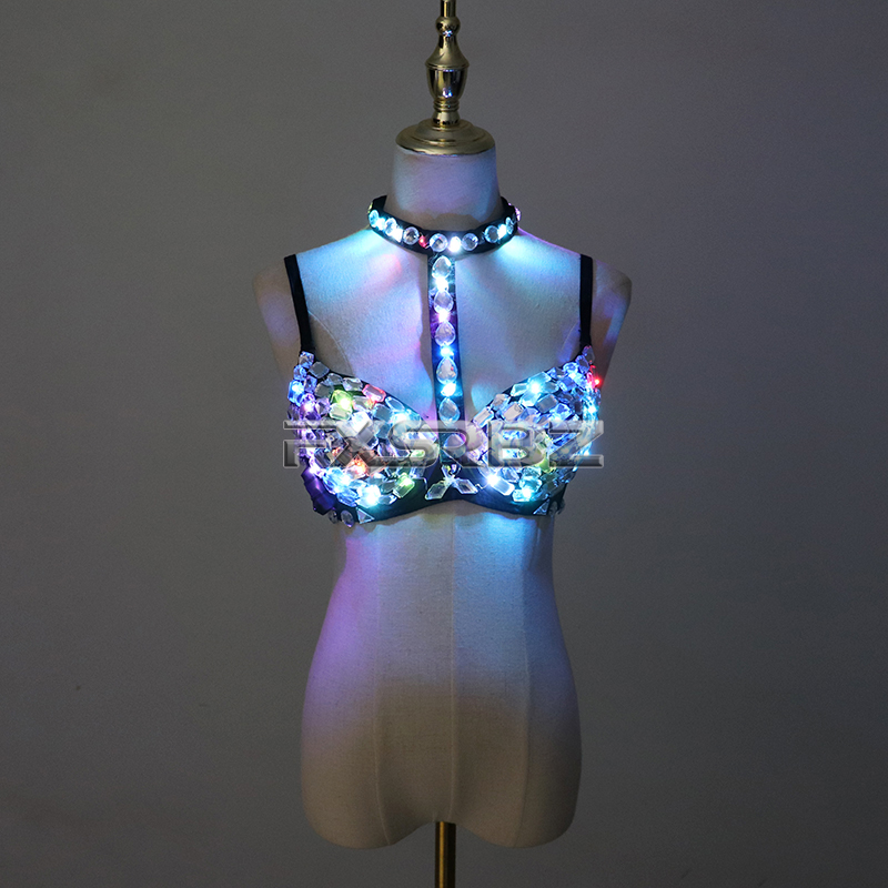 Nightclub Ds Sexy LED Bra Colo - Event Party Dj recension och pris