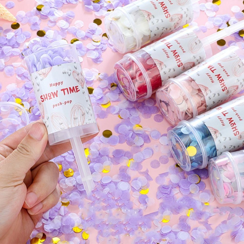 1Pcs Bridal Shower Colorful Bi - Confetti Cannon Tube recension och pris