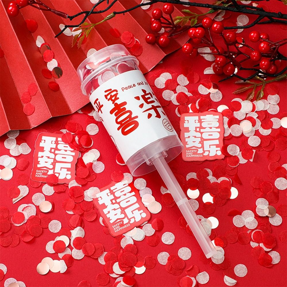 1Pcs Bridal Shower Colorful Bi - Confetti Cannon Tube recension och pris