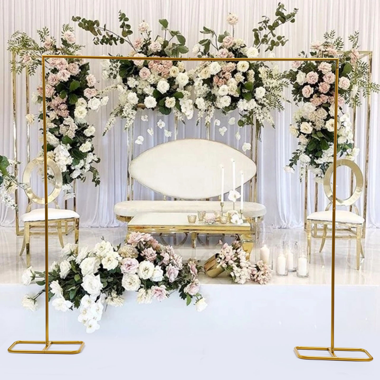 2.1x2m / 79x83inch Gold Weddin - Balloon Arch Kit recension och pris