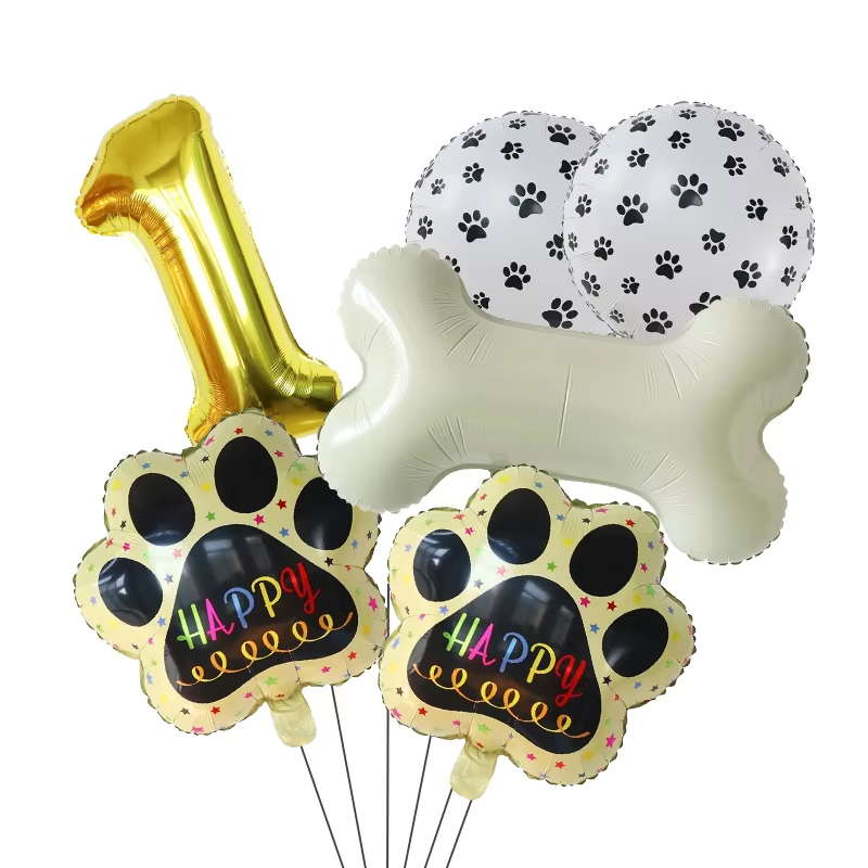 Gold WOOF Balloons, Dog Birthd - Let'S Party Event Supply recension och pris