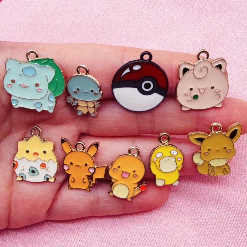 10pcs Cartoon Drip Oil Jewelry - Event Party recension och pris