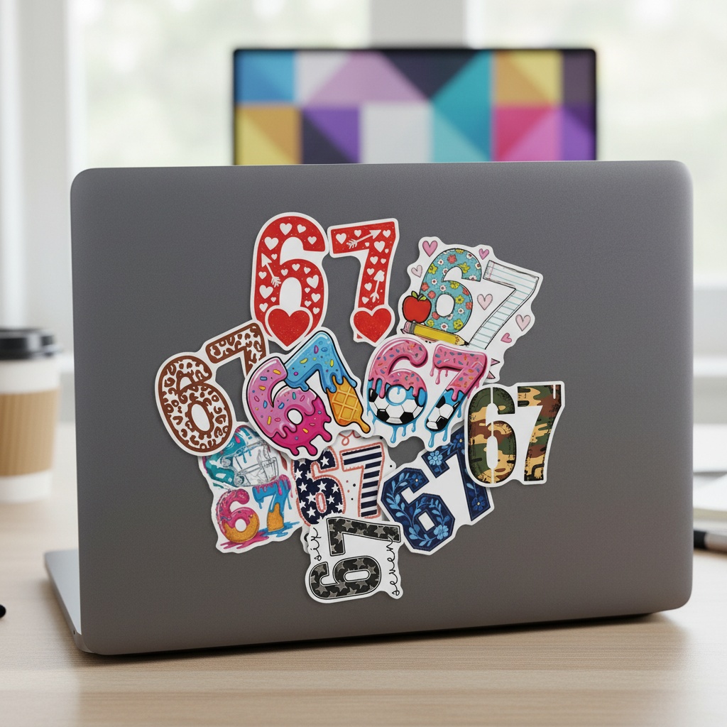 50pcs Number 67 Digital Graffi - Plastic Cup 50Pcs recension och pris
