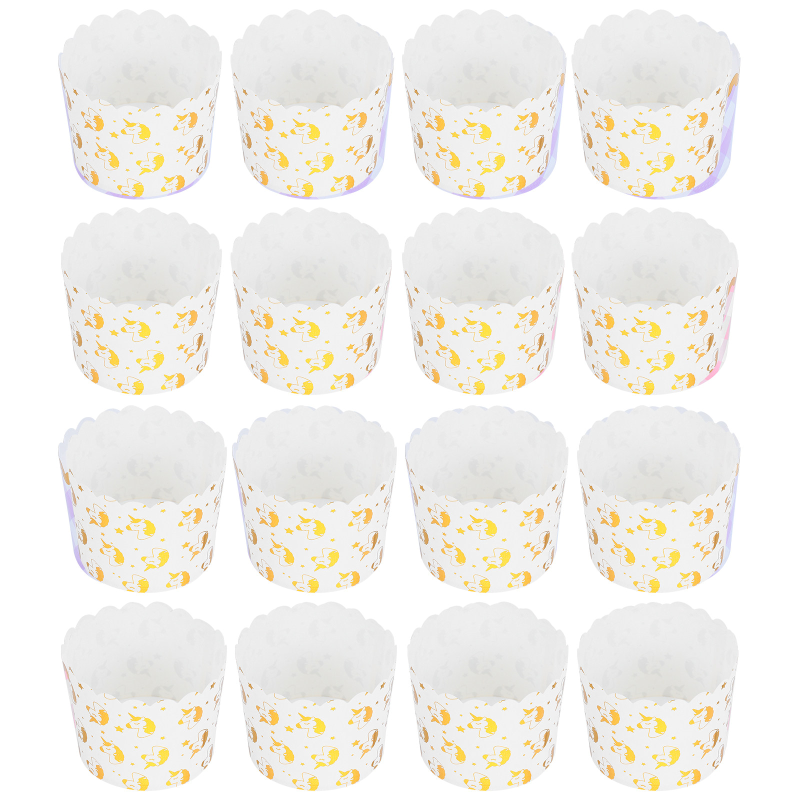50Pcs Cupcake Cups Premium Pap - Plastic Cup 50Pcs recension och pris