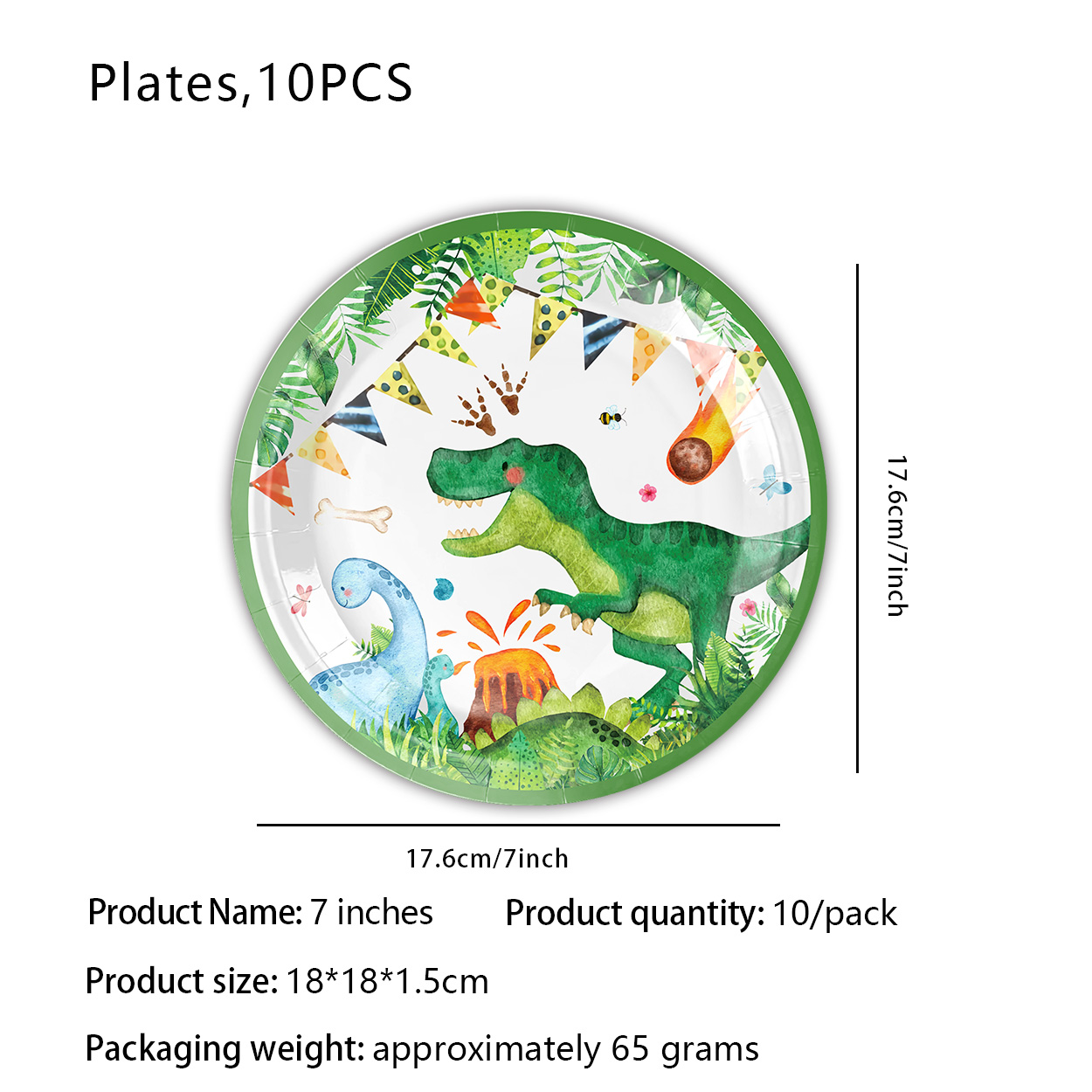 Dinosaur Birthday Disposable T - Table Cloth Disposable recension och pris