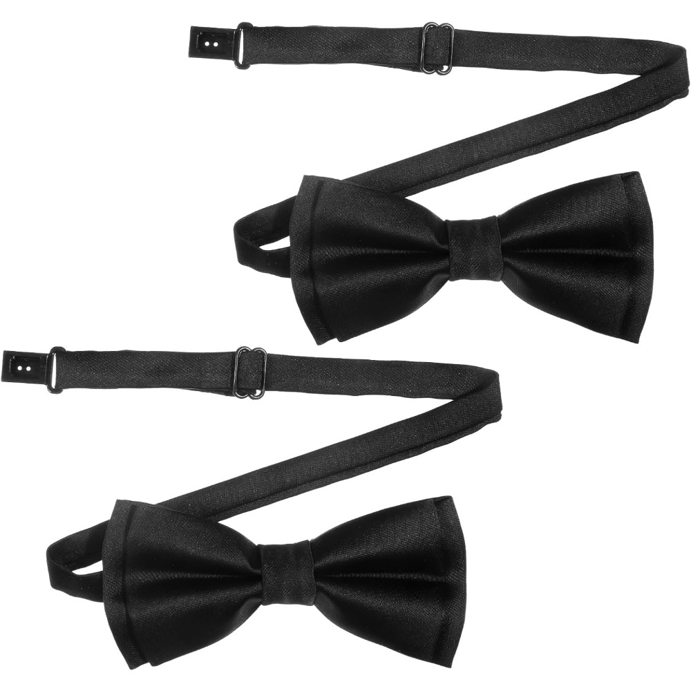 Men's Bow Ties, 2-Pack Solid C - Event & Party Supply recension och pris