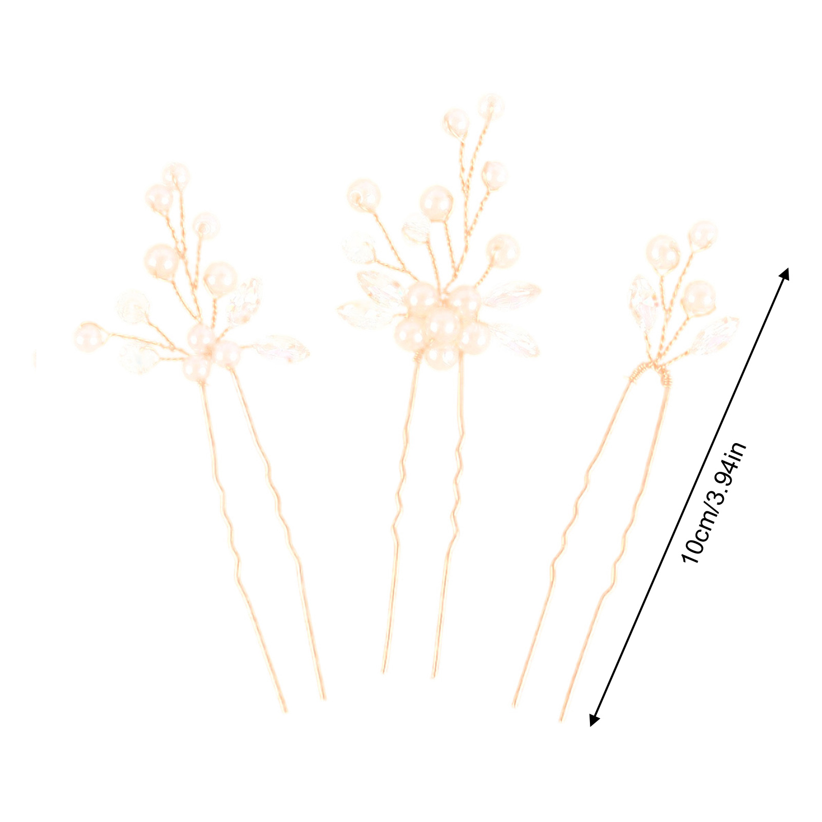 3pcs Bride Hairpin Trendy Hair - Event Suppliers recension och pris