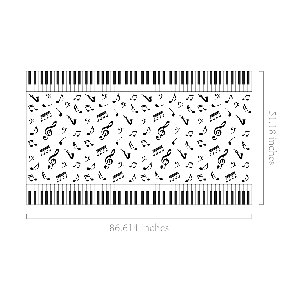 1pc Musical Note Tablecloth Di - Table Cloth Disposable recension och pris