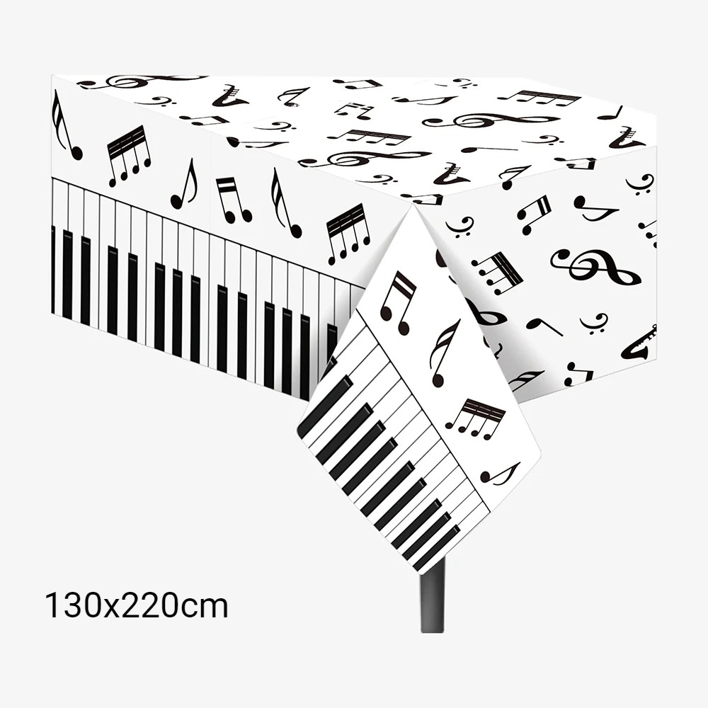 1pc Musical Note Tablecloth Di - Table Cloth Disposable recension och pris