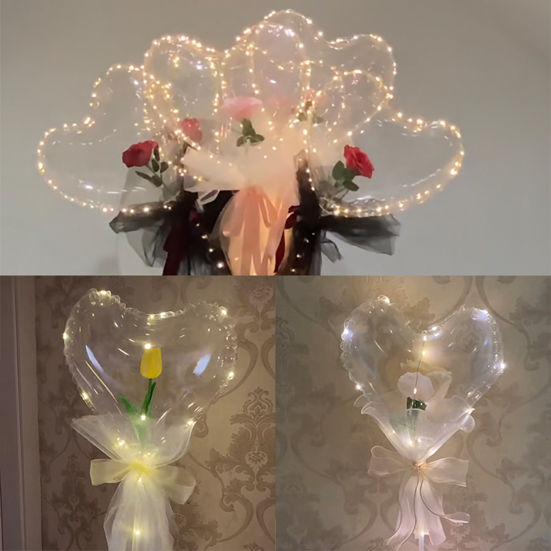 1 Set LED Clear Balloon Transp - Led Balloon Light recension och pris