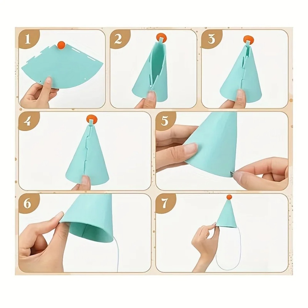 6 pcs Mini Party Hats: Lightwe - Party Hat Cone recension och pris