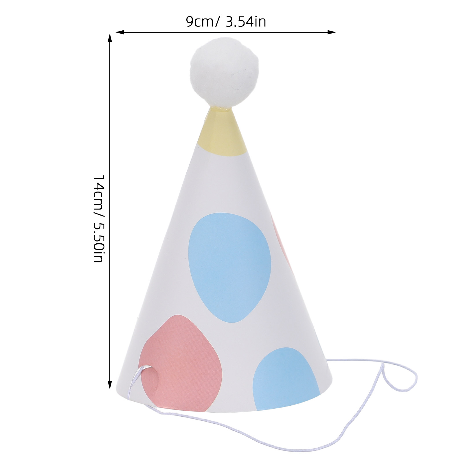 9Pcs Birthday Party Hats Color - Party Hat Cone recension och pris