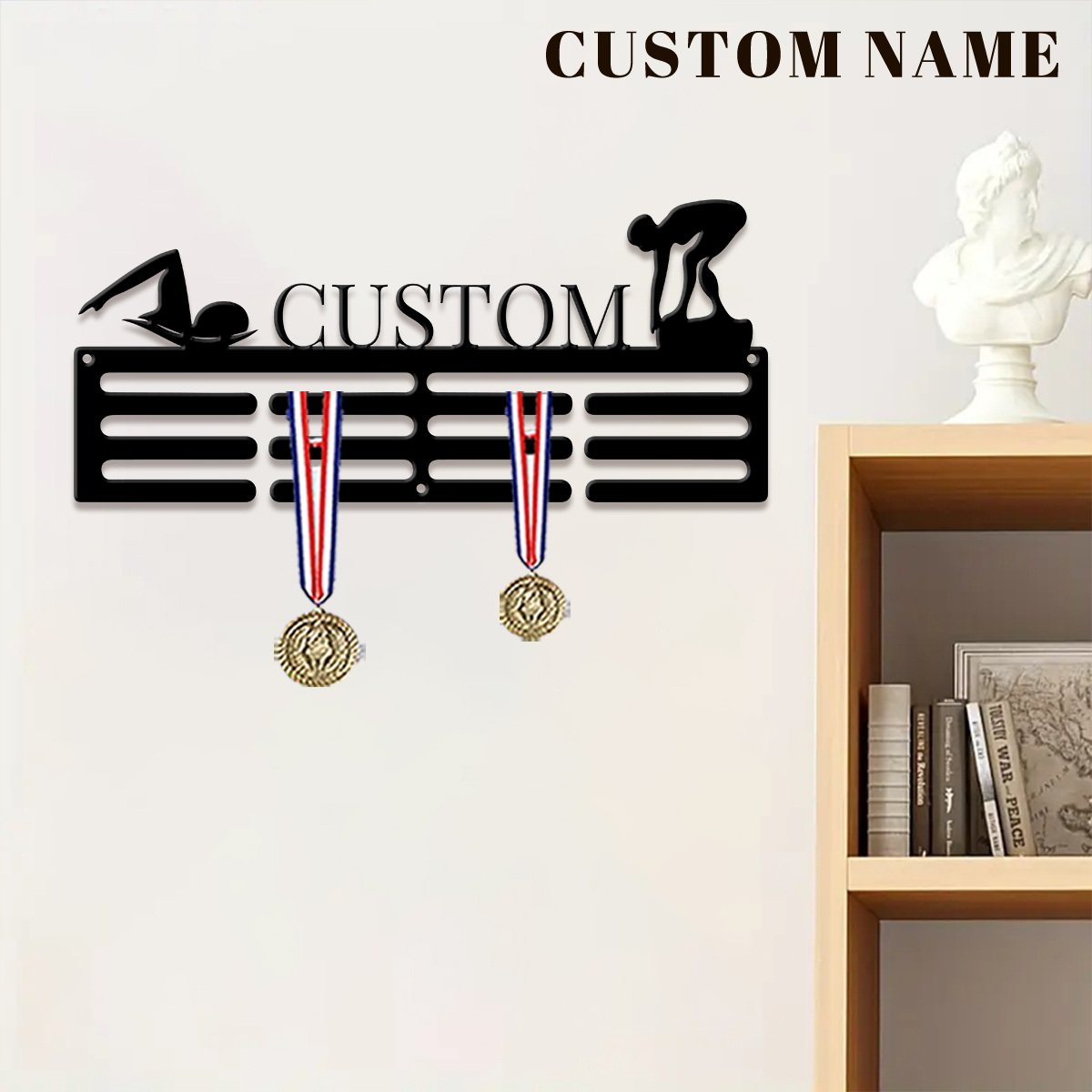 1pc Custom Swimming Metal Meda - Eve Party recension och pris