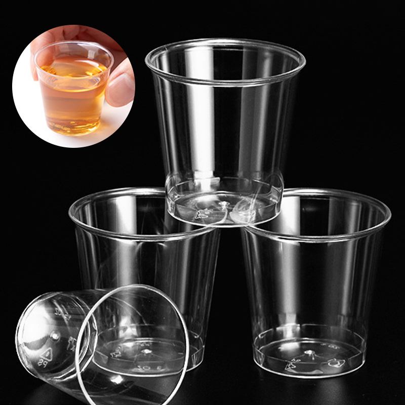 50PCS Mini Clear Plastic Dispo - Plastic Cup 50Pcs recension och pris