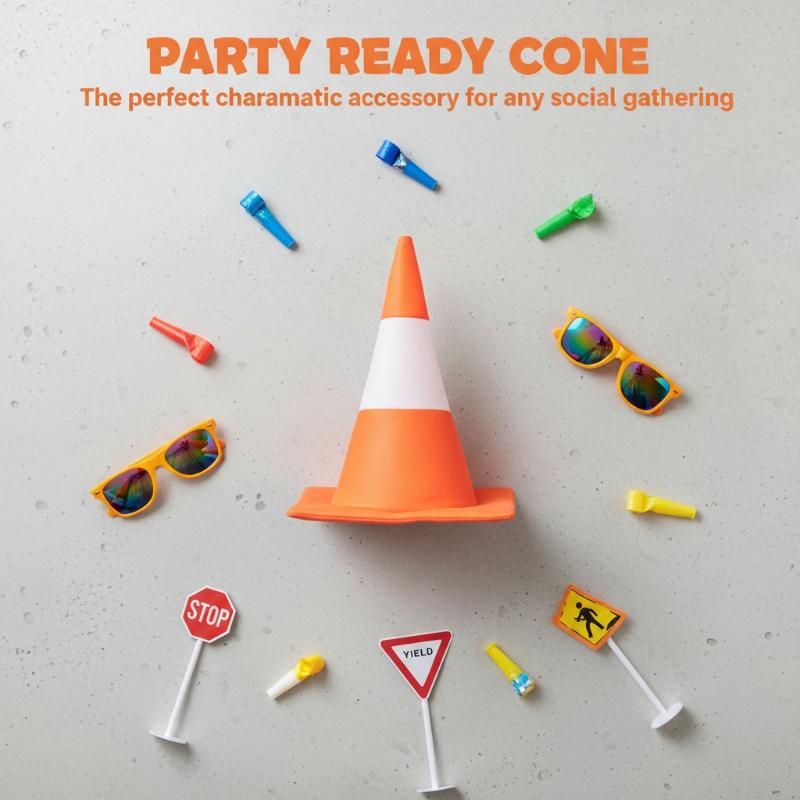 1 PCS Traffic Cone Hat Hallowe - Party Hat Cone recension och pris