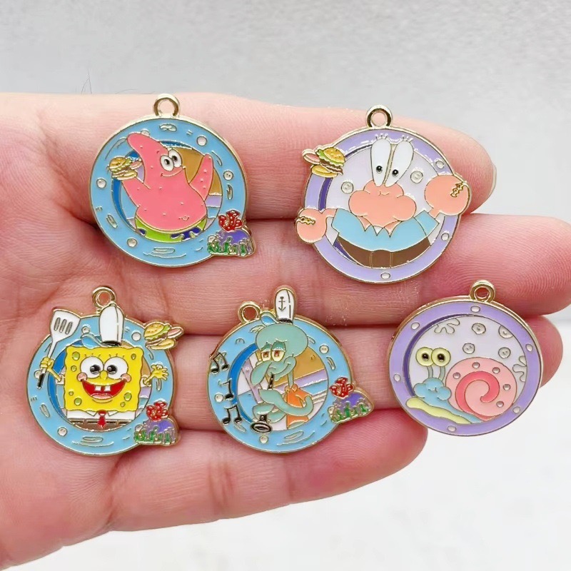 10pcs cartoon anime alloy oil  - Party Favor Bag recension och pris