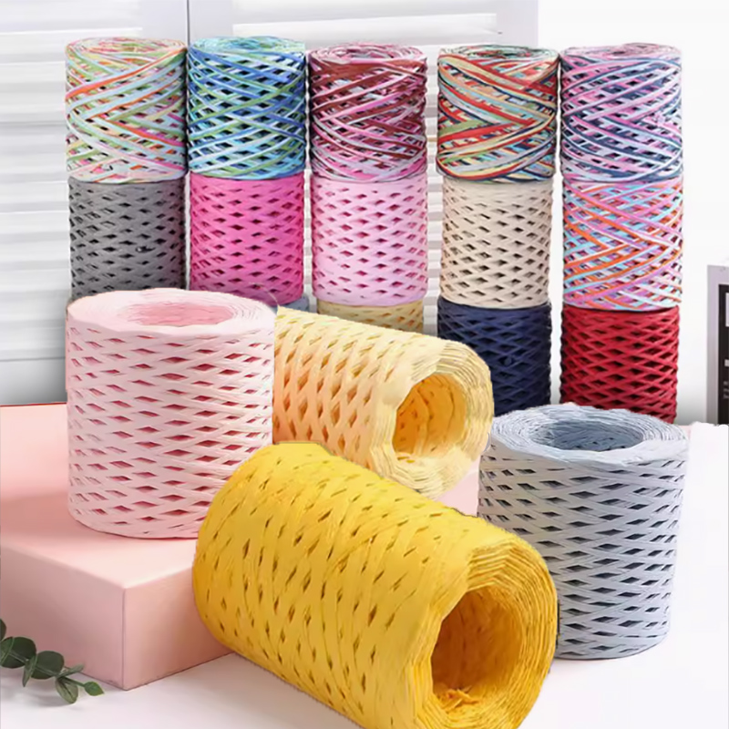 200M/Roll Raffia Paper Craft R - Papercraft Supply Ribbon recension och pris