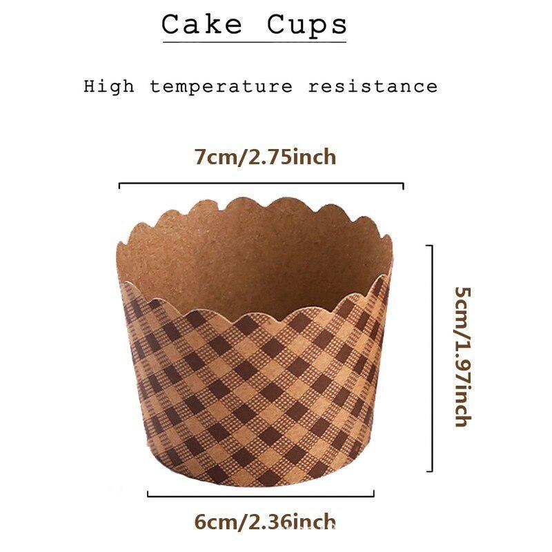 50Pcs/Pack Cupcake Paper Cups  - Plastic Cup 50Pcs recension och pris