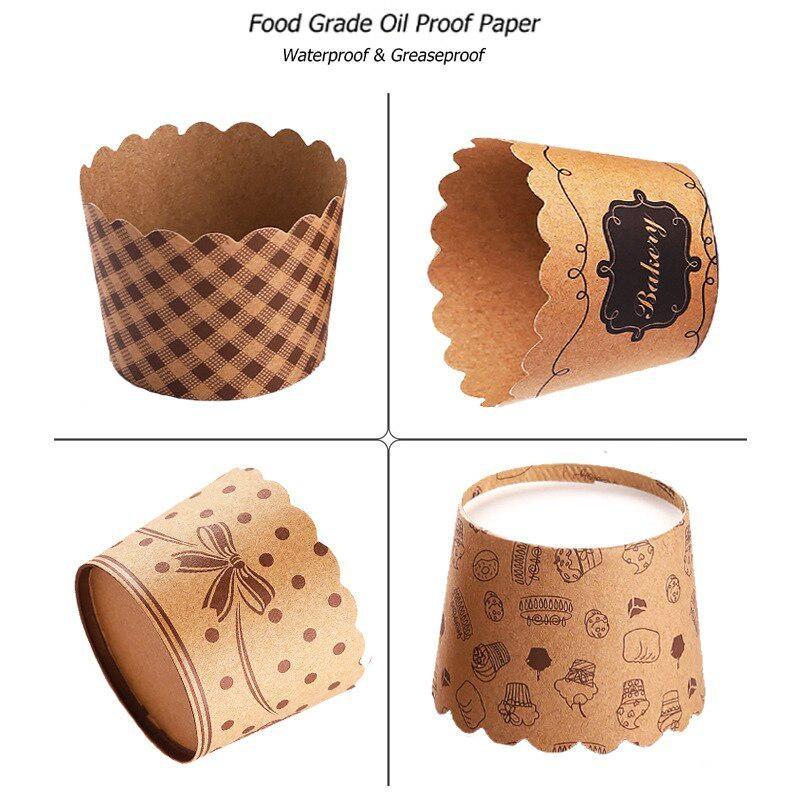 50Pcs/Pack Cupcake Paper Cups  - Plastic Cup 50Pcs recension och pris