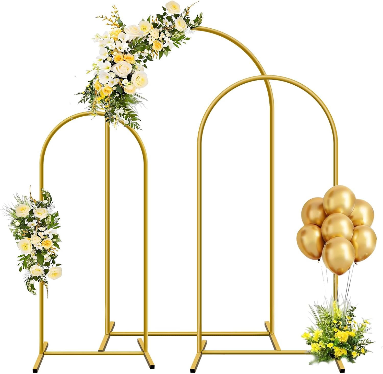 1pc Gold Metal Arch Backdrop S - Balloon Arch Kit recension och pris