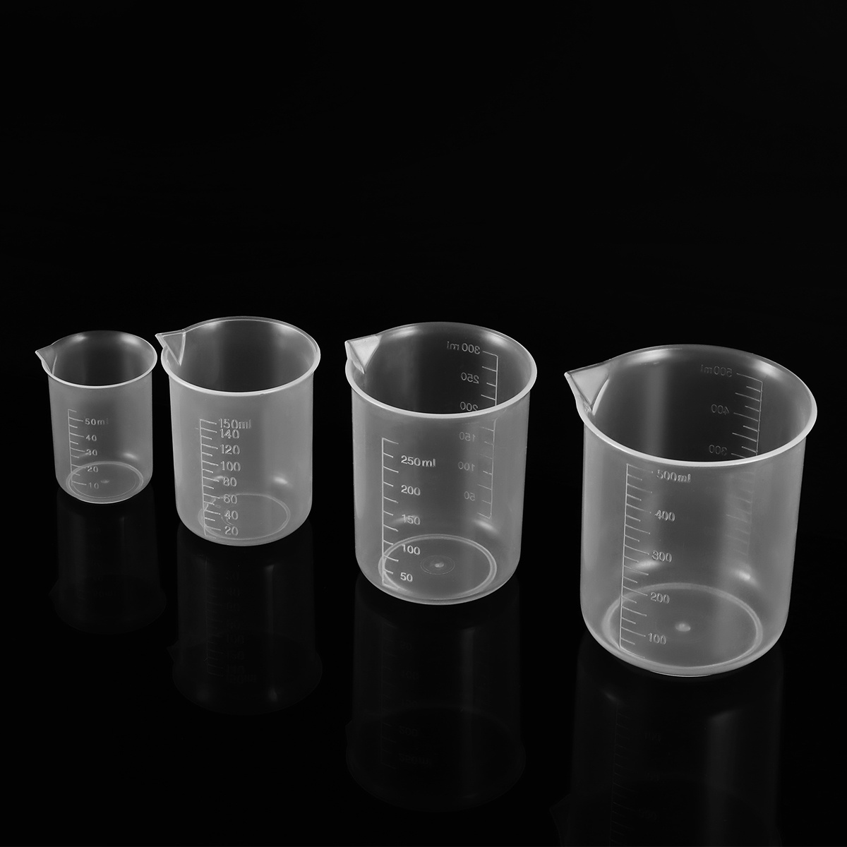 4pcs 50Ml 150Ml 250Ml 500Ml Pl - Plastic Cup 50Pcs recension och pris