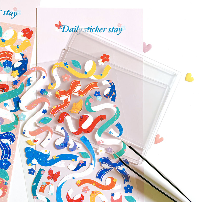 Bonito B6075 Flower Ribbon Sti - Papercraft Supply Ribbon recension och pris