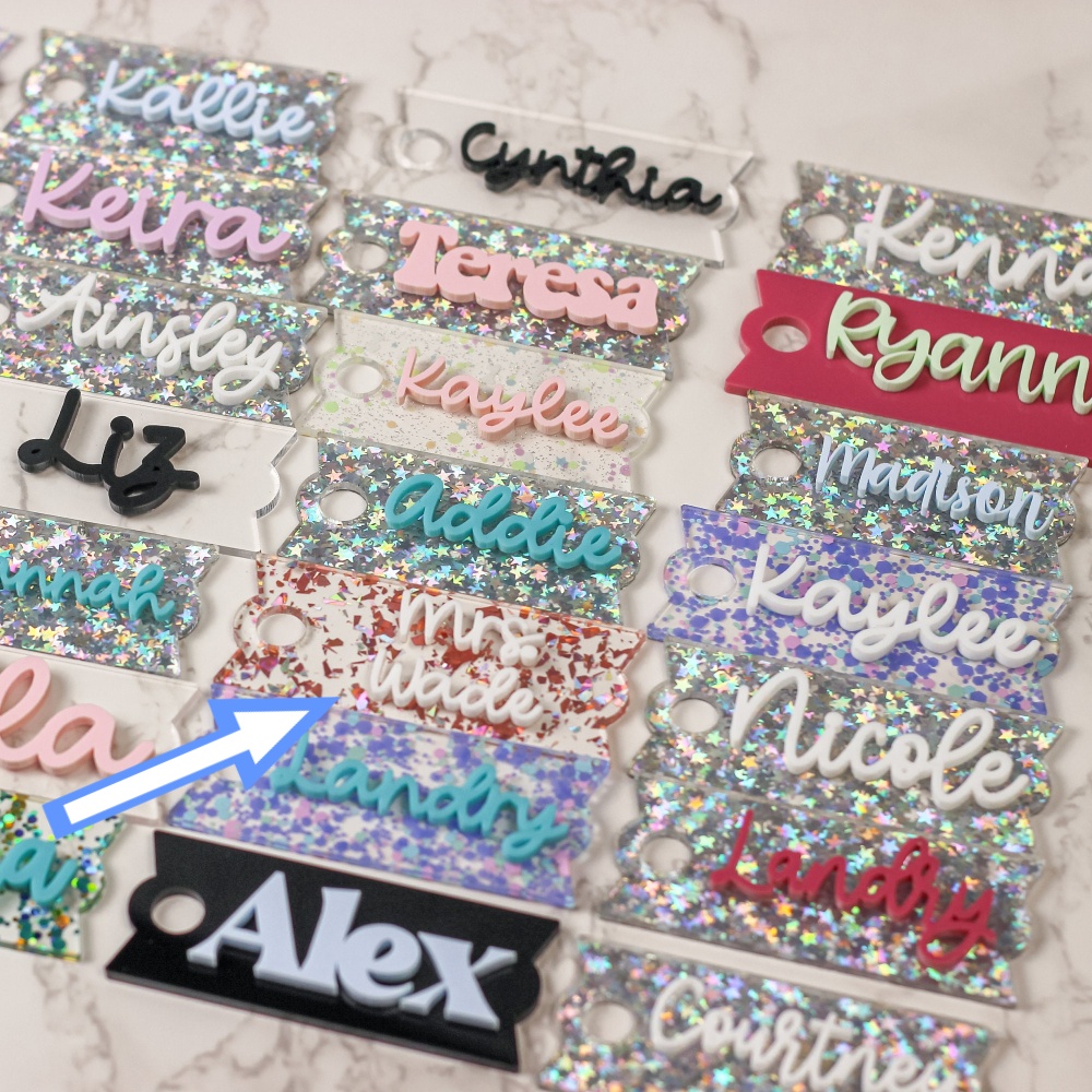 1PC Custom PMMA Cup Charm - Pe - Event Suppliers recension och pris