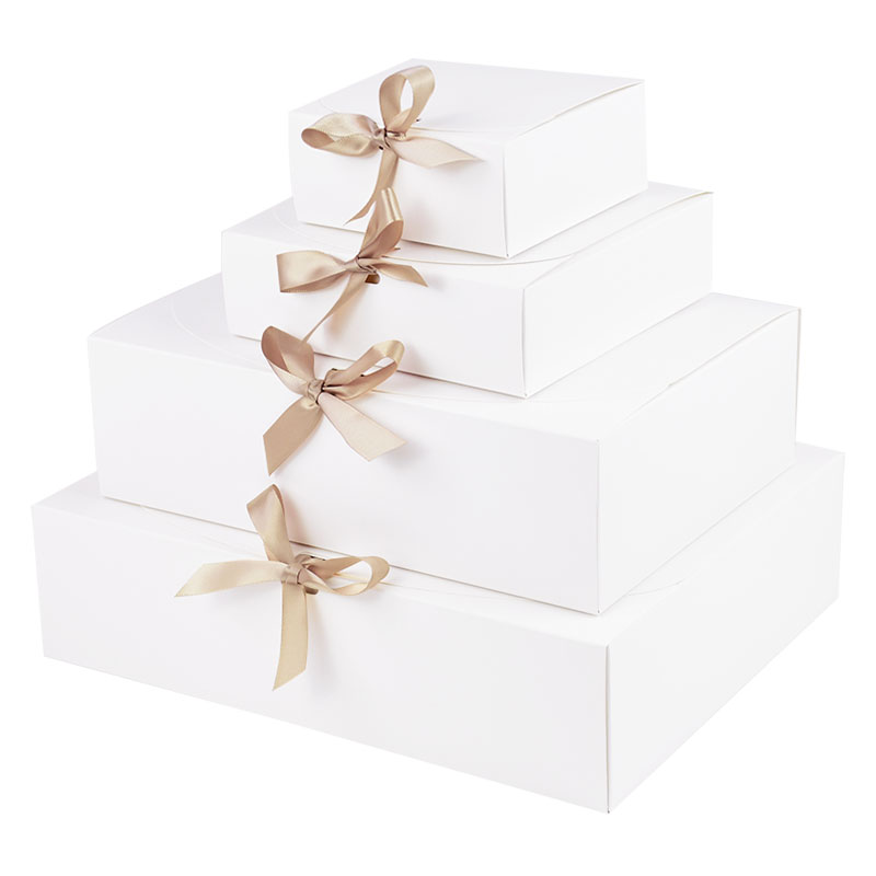 Kraft Paper Gift Box With Deco - Papercraft Supply Ribbon recension och pris
