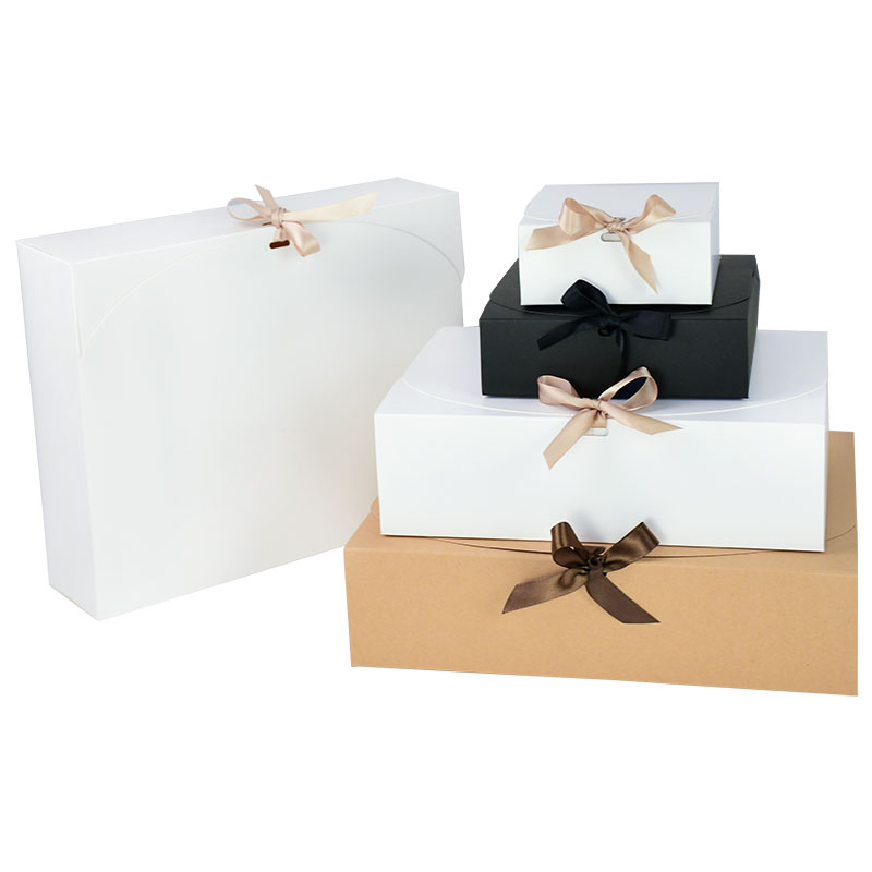 Kraft Paper Gift Box With Deco - Papercraft Supply Ribbon recension och pris