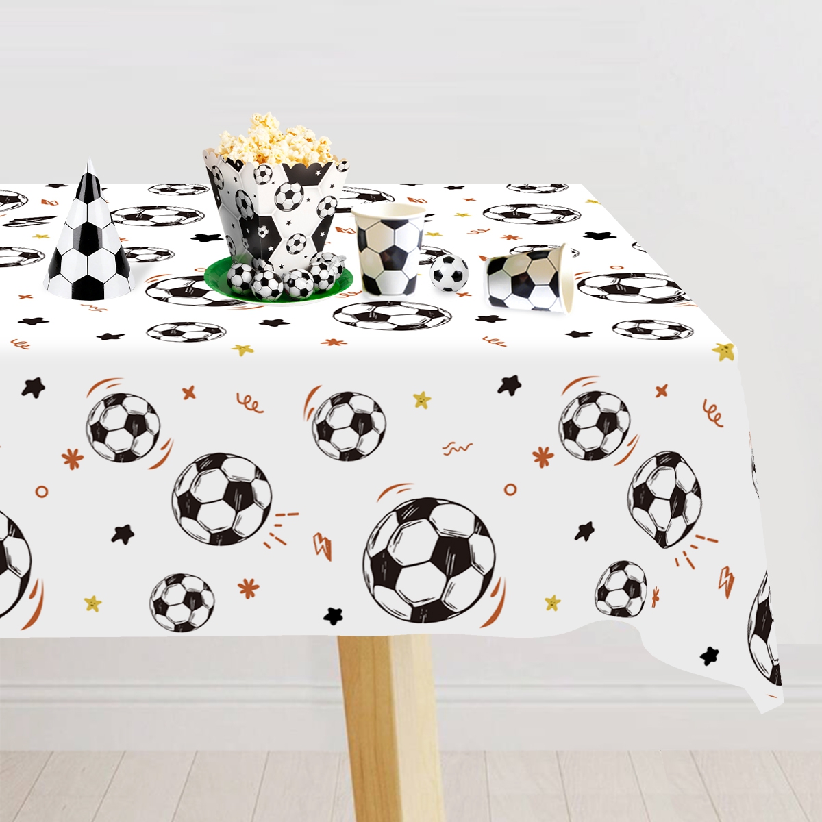 183x137cm Soccer Theme Disposa - Table Cloth Disposable recension och pris