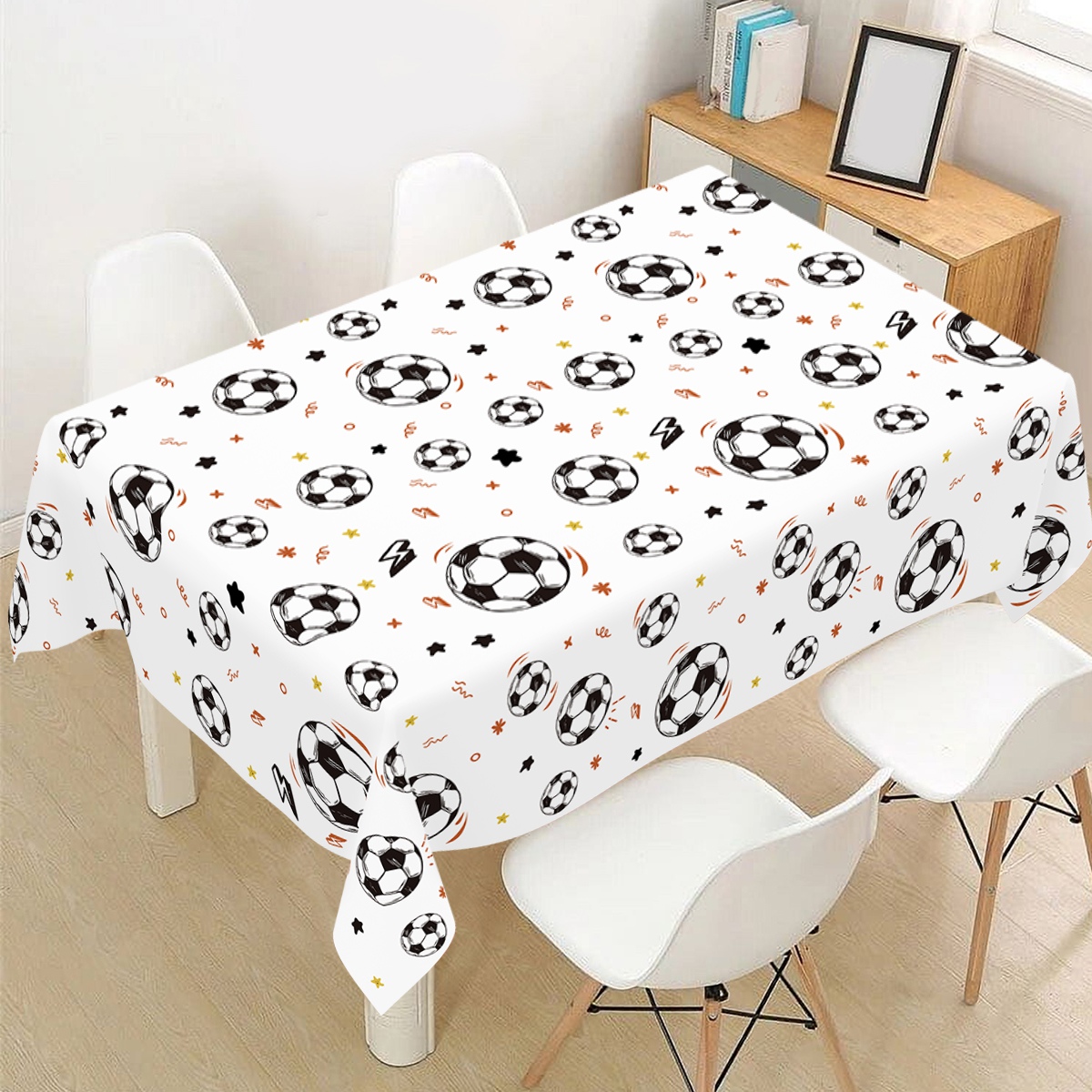 183x137cm Soccer Theme Disposa - Table Cloth Disposable recension och pris