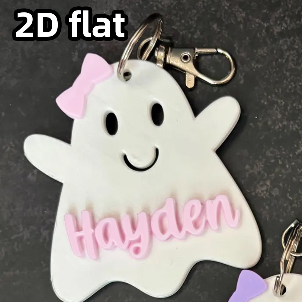 Personalized Ghost Keychain, G - Party Favor Bag recension och pris