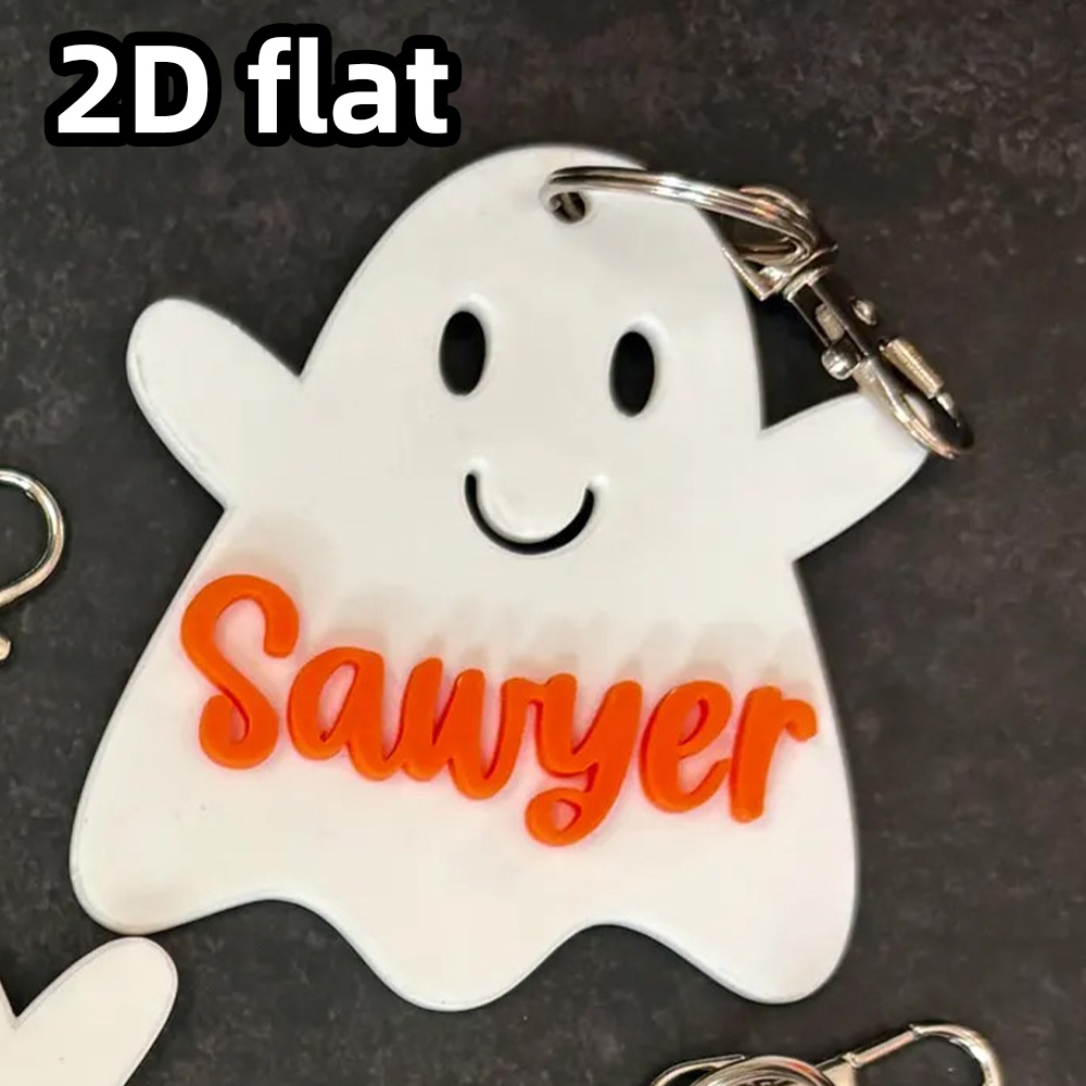 Personalized Ghost Keychain, G - Party Favor Bag recension och pris