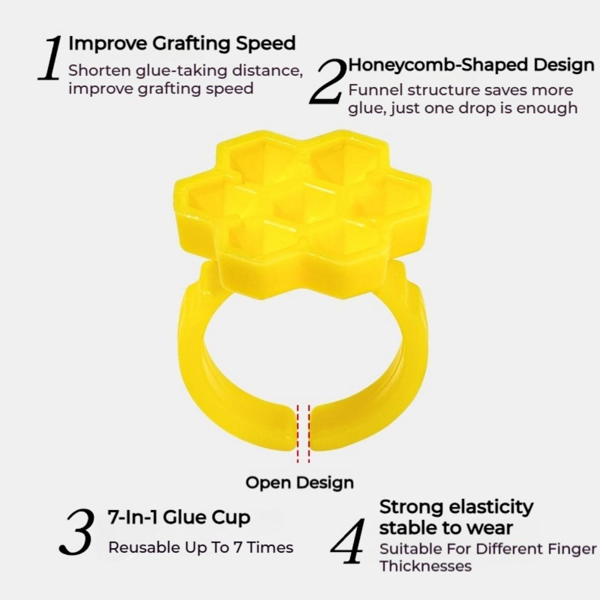 50PCS Holder Ring Cups for Eye - Plastic Cup 50Pcs recension och pris